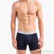 Quần lót nam Emporio Armani Essentials Stretch Cotton Boxer Brief 2-pack White/Marine